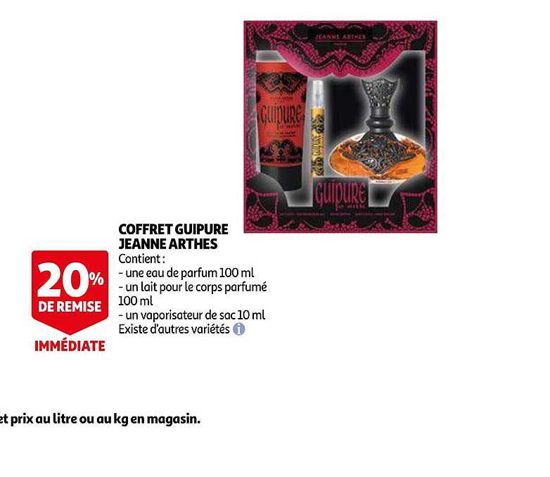 coffret guipure jeanne arthes