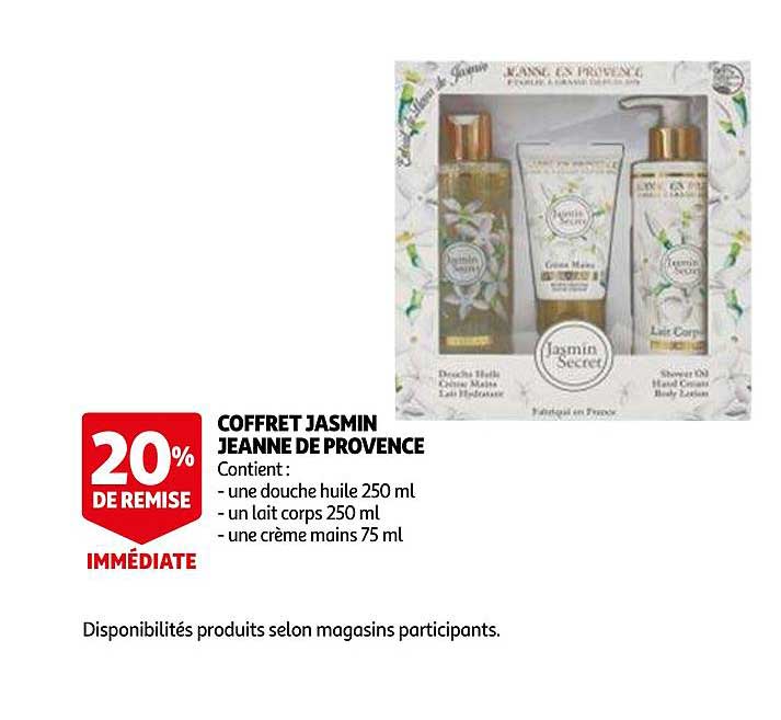 coffret jasmin jeanne de provence