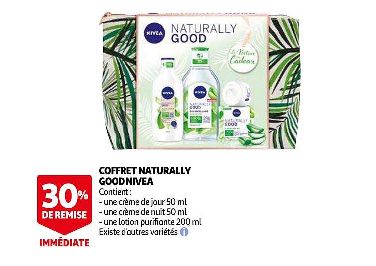 coffret naturally good nivea