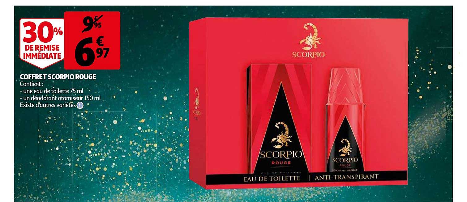 coffret scorpion rouge