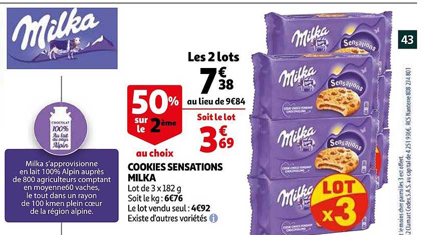 Cookies Sensations Milka