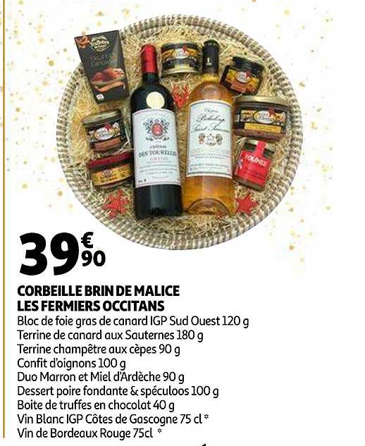 corbeille brin de malice les fermiers occitans