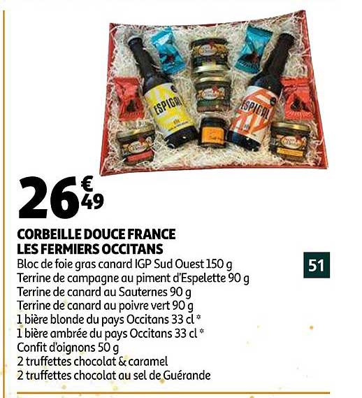 corbeille douce france les fermiers occitans