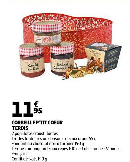 corbeille p'tit coeur terdis