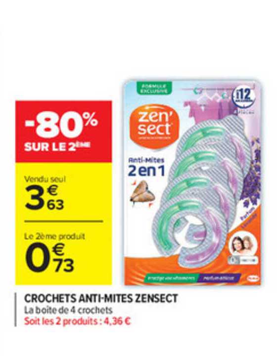 crochets anti-mites zensect