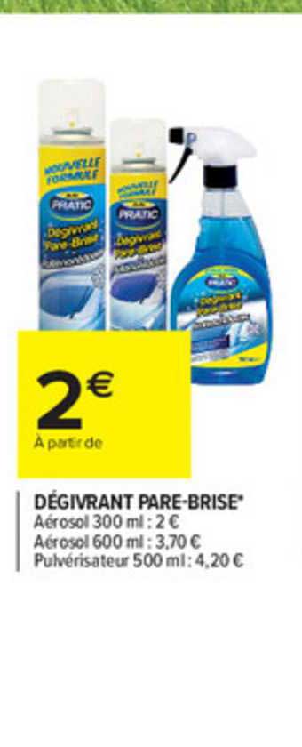 dégivrant pare-brise
