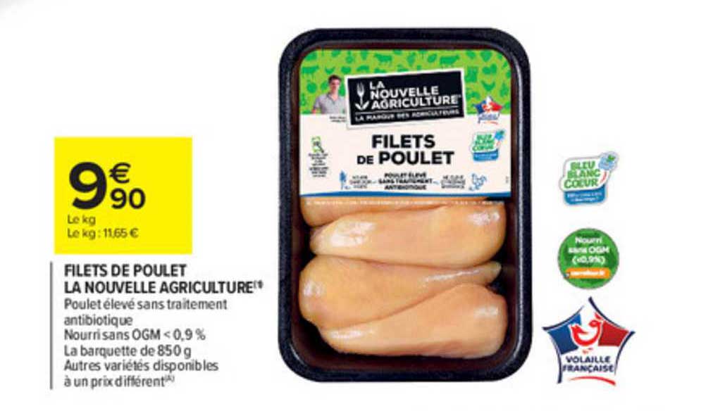 filets de poulet la nouvelle agriculture