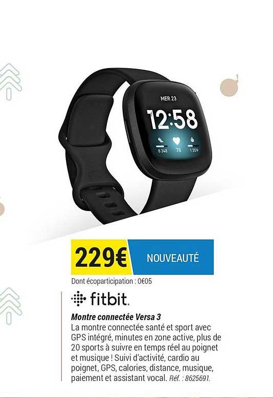 fitbit montre connectée versa 3