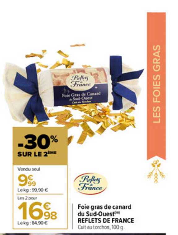 foie gras de canard du sud-ouest reflets de france