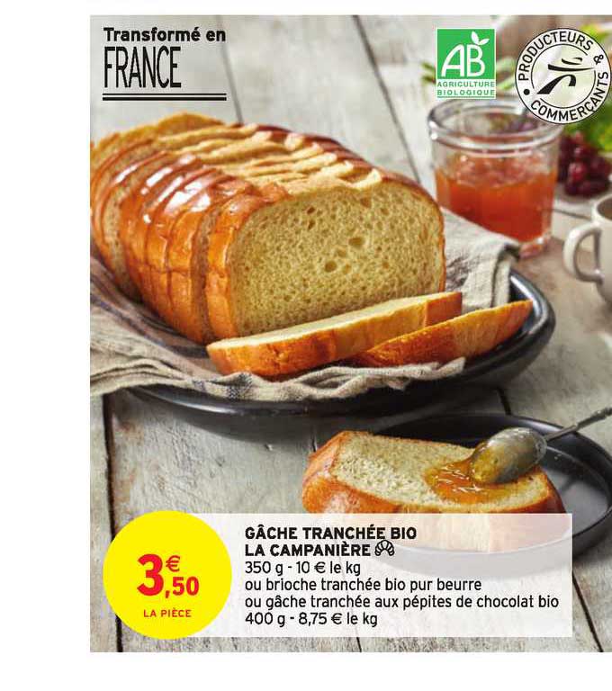 gâche tranchée bio la campanière