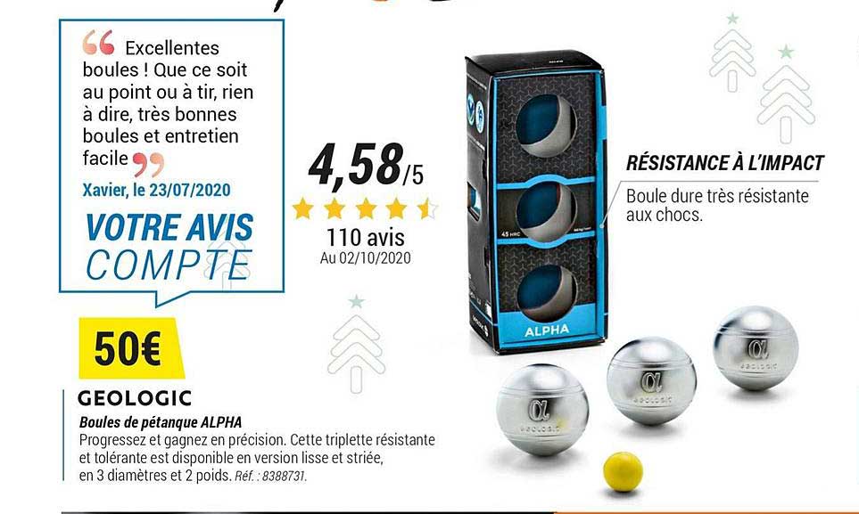 Geologic Boules De Pétanque Alpha