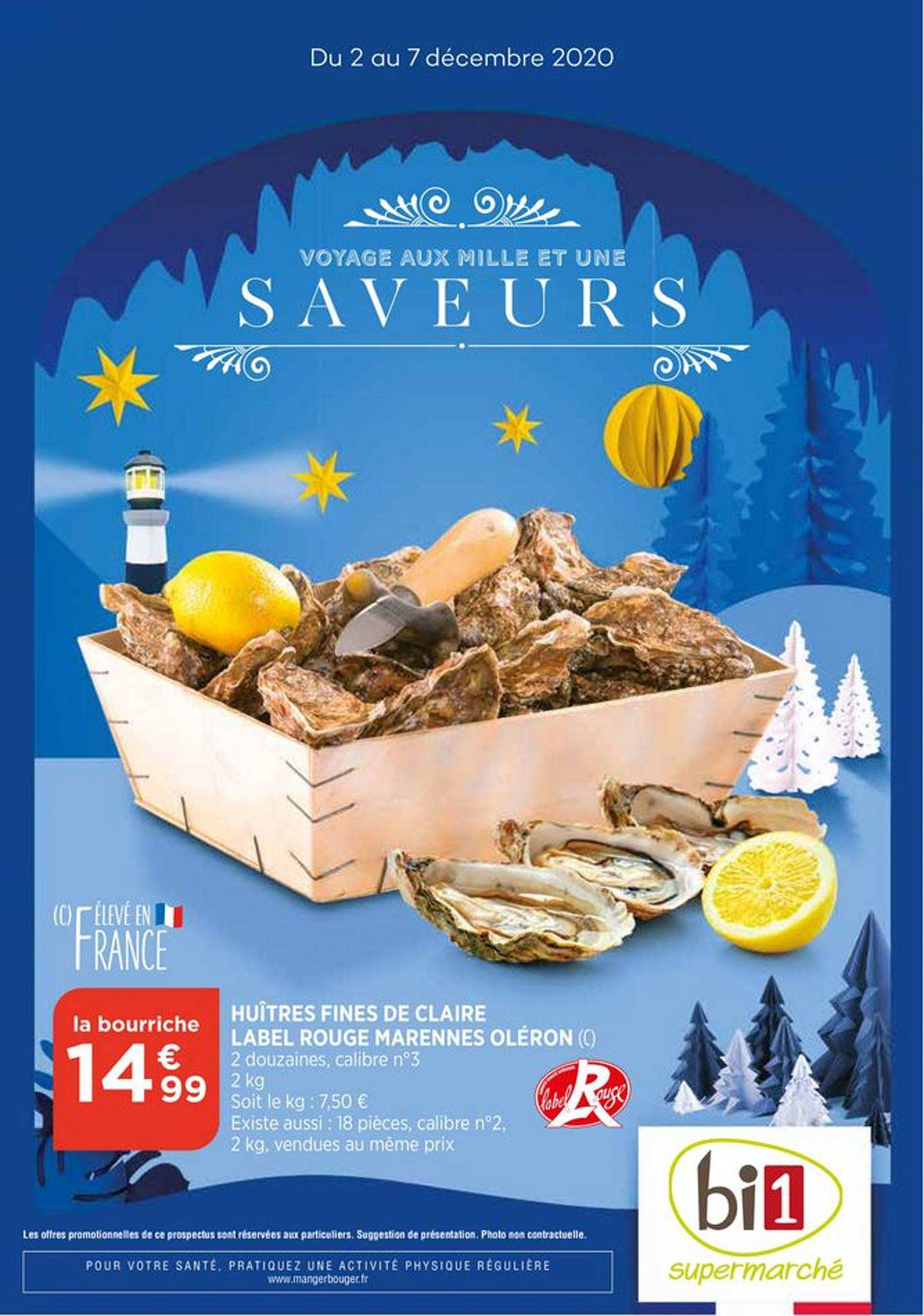 huîtres fines de claires label rouge marennes oléron