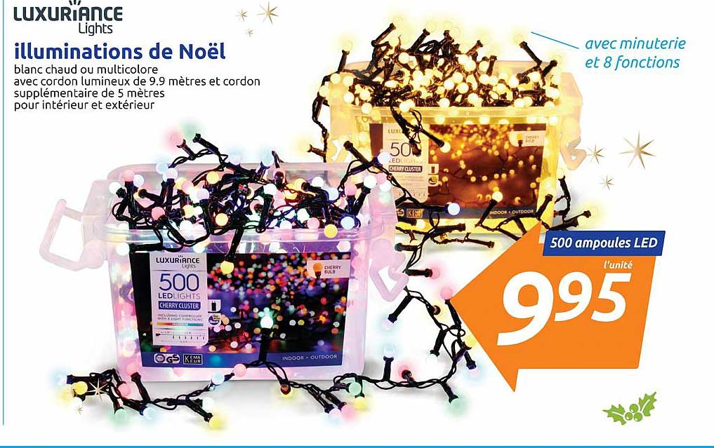 illumination de noël luxuriance lights