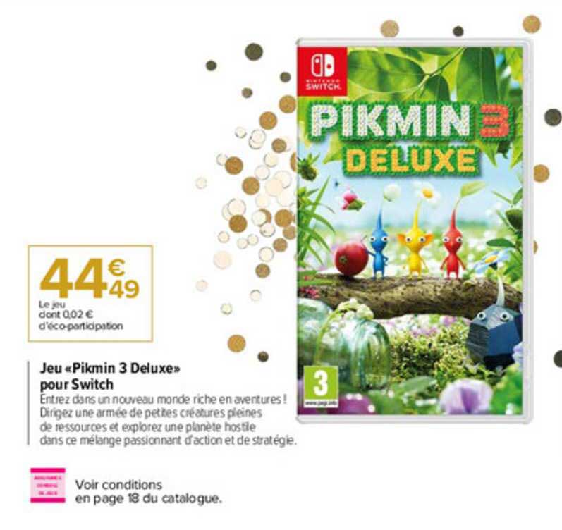 Jeu «pikmin 3 Deluxe» Pour Switch