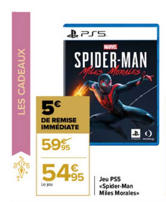 jeu ps5 «spider man miles morales »