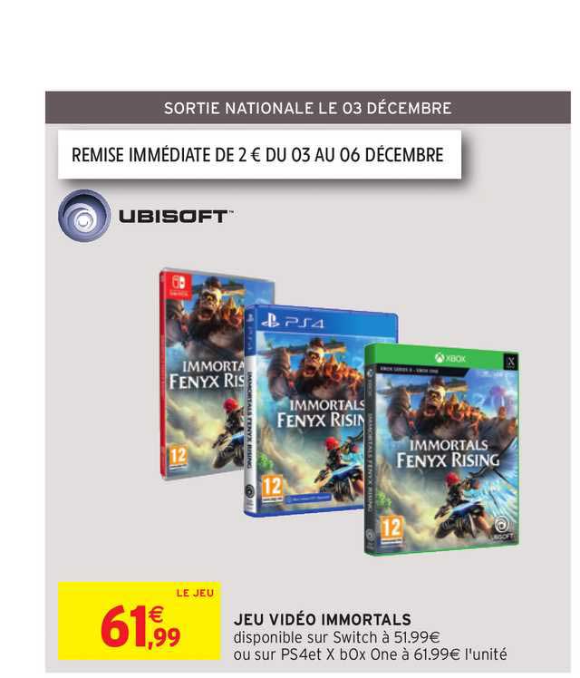 jeu vidéo immortals