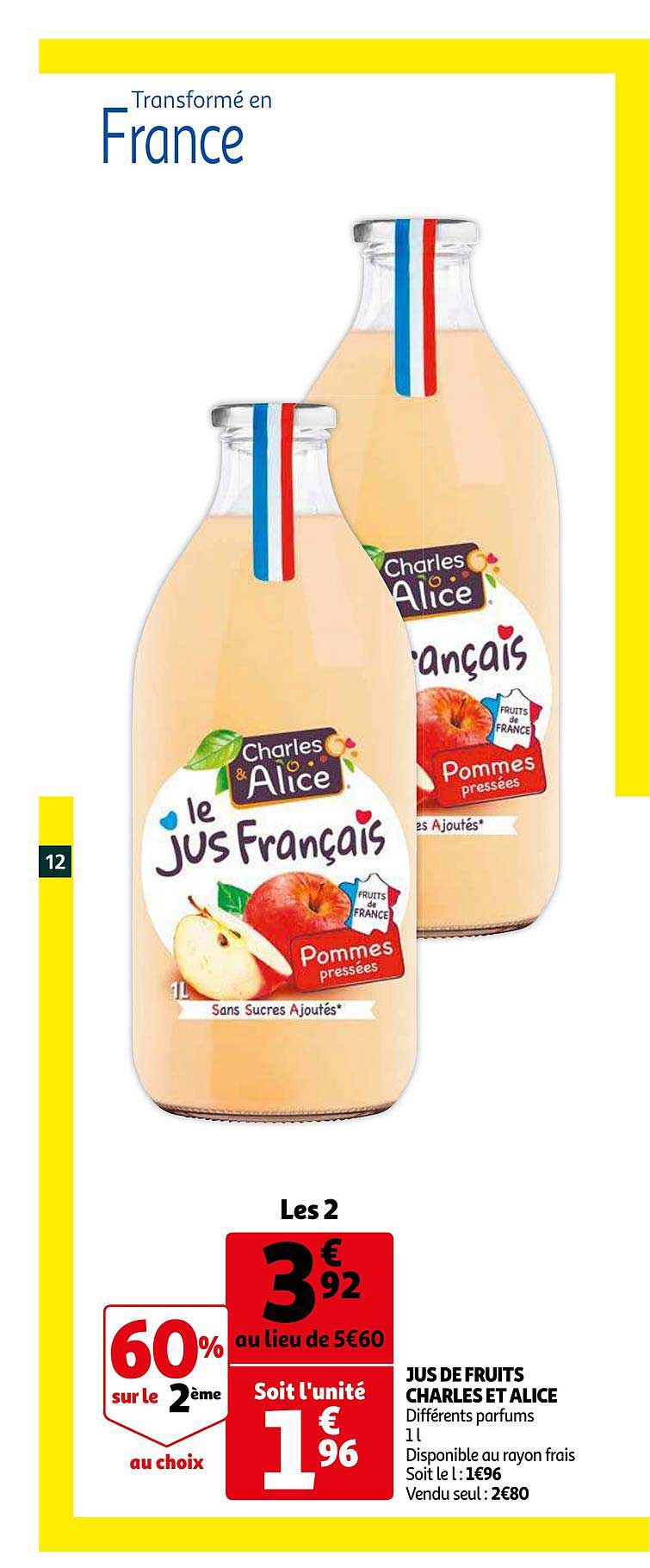 Jus De Fruits Charles Et Alice