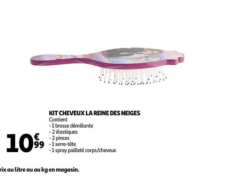 kit cheveux la reine des neiges