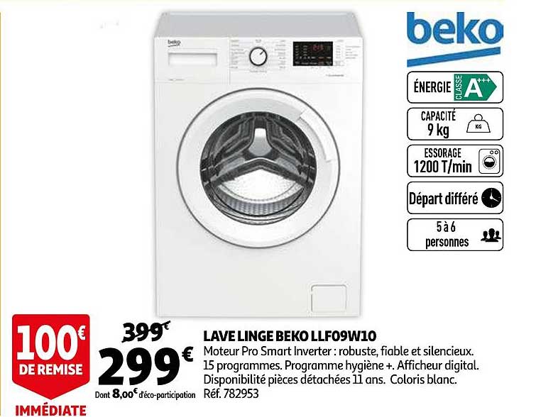 lave linge beko