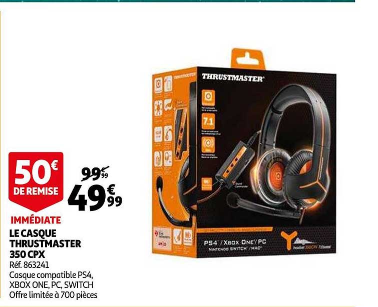 le casque thrustmaster 350 cpx