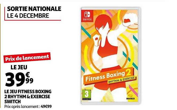 le jeu fitness boxing 2 rhythm & exercise switch