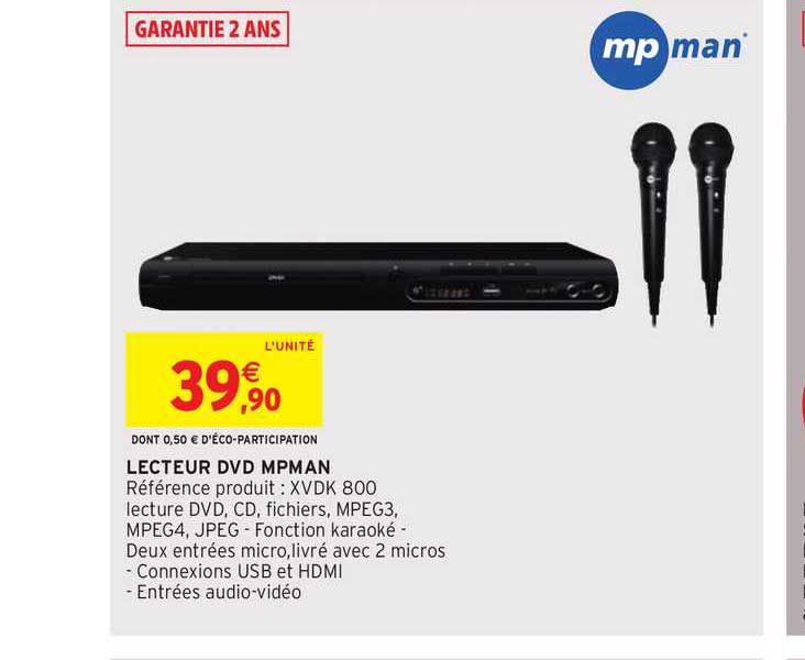 lecteur dvd mpman