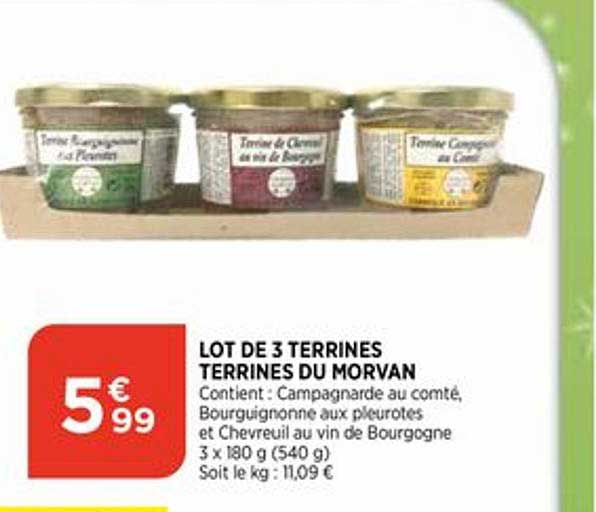 Lot De 3 Terrines Terrines Du Morvan