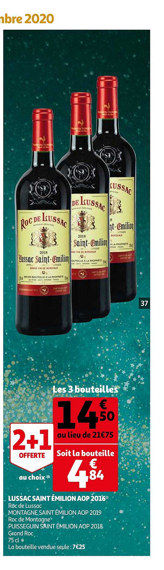 Lussac Saint émilion Aop 2016 Roc De Lussac