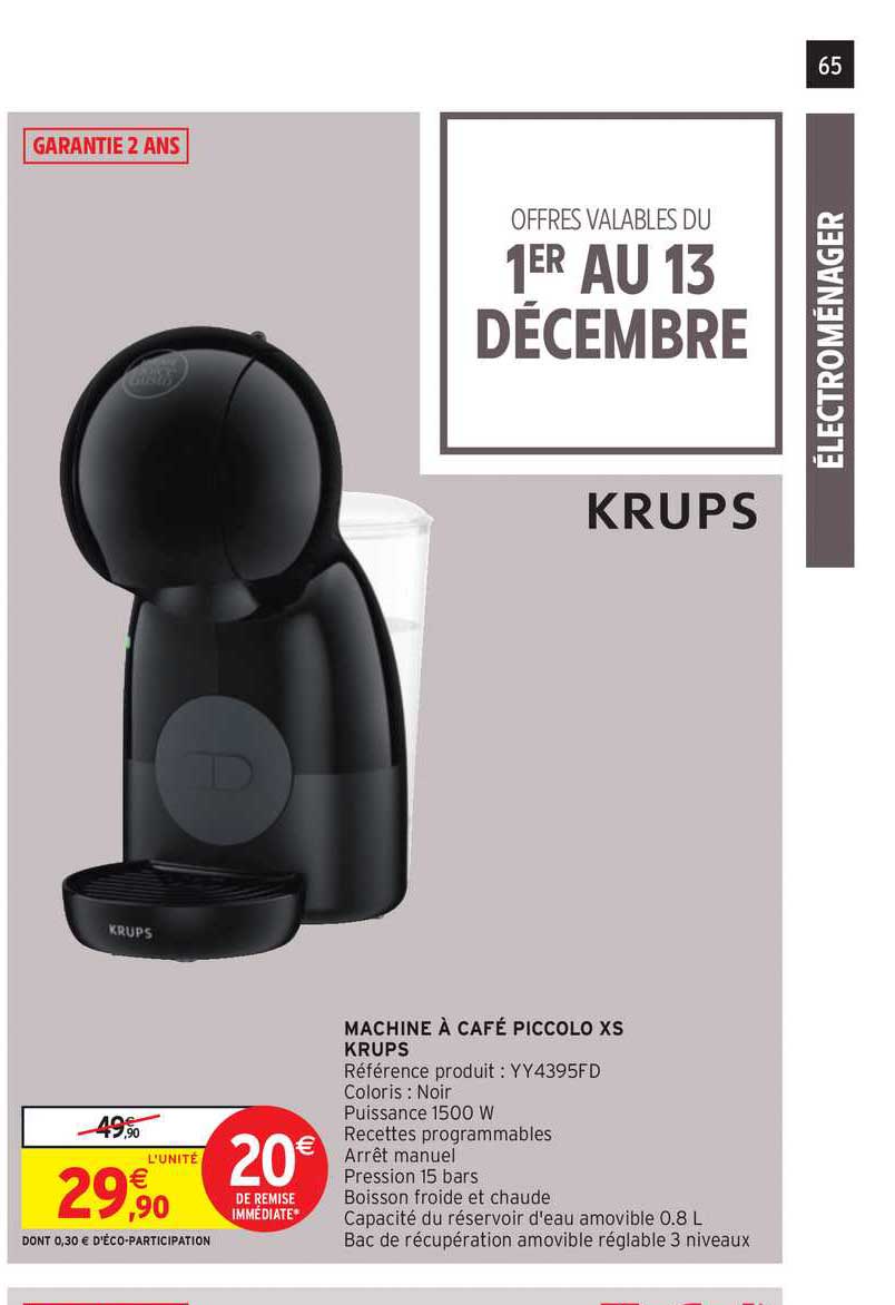 Machine à Café Piccolo Xs Krups