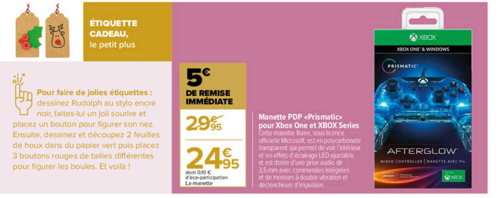 manettes pdp «prismatic» pour xbox one et xbox series