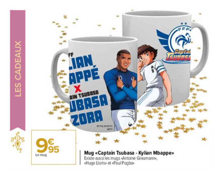 mug «captain tsubasa-kylian mbappe »