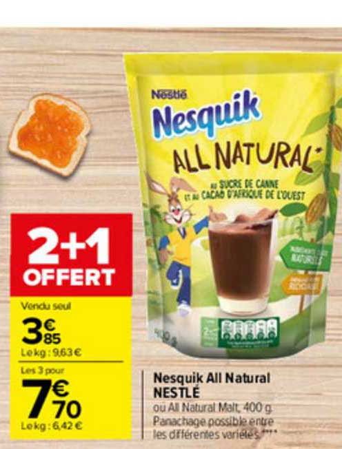 nesquik all natural nestlé