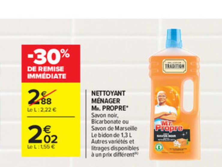 nettoyant ménagers mr. propre