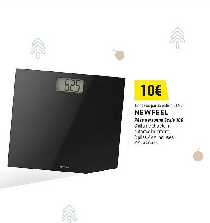 newfeel pèse personne scale 100