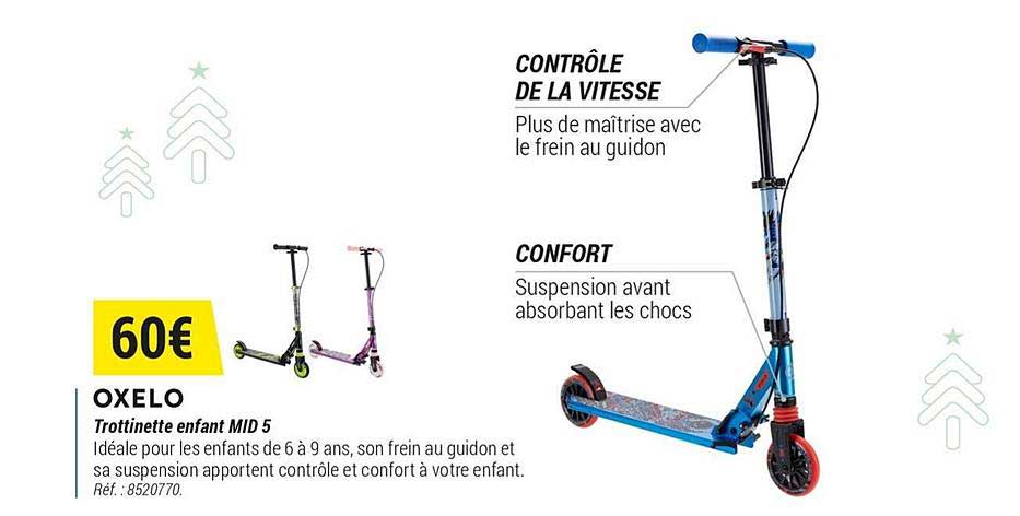 oxelo trottinette enfant mid 5