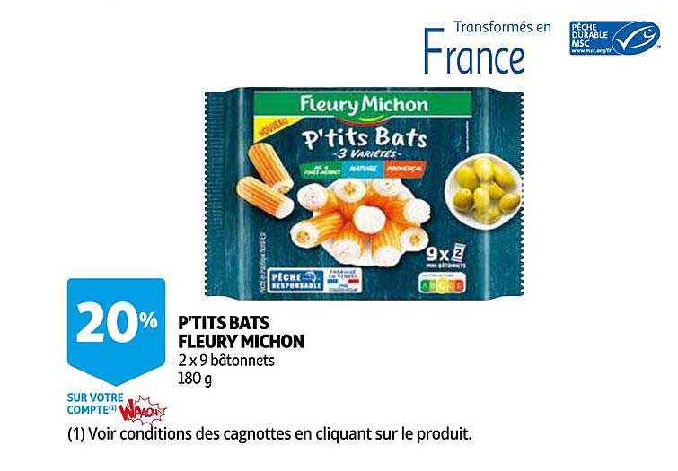 p'tits bats fleury michon