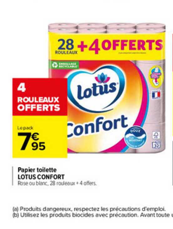 Papier Toilette Lotus Confort