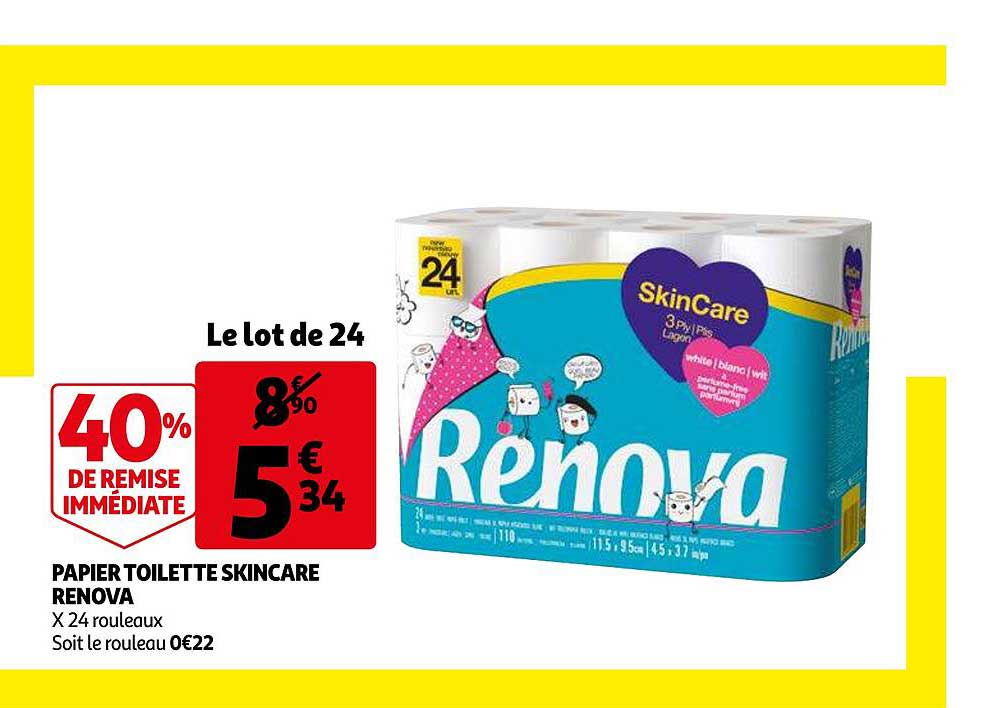 Papier Toilette Skincare Renova