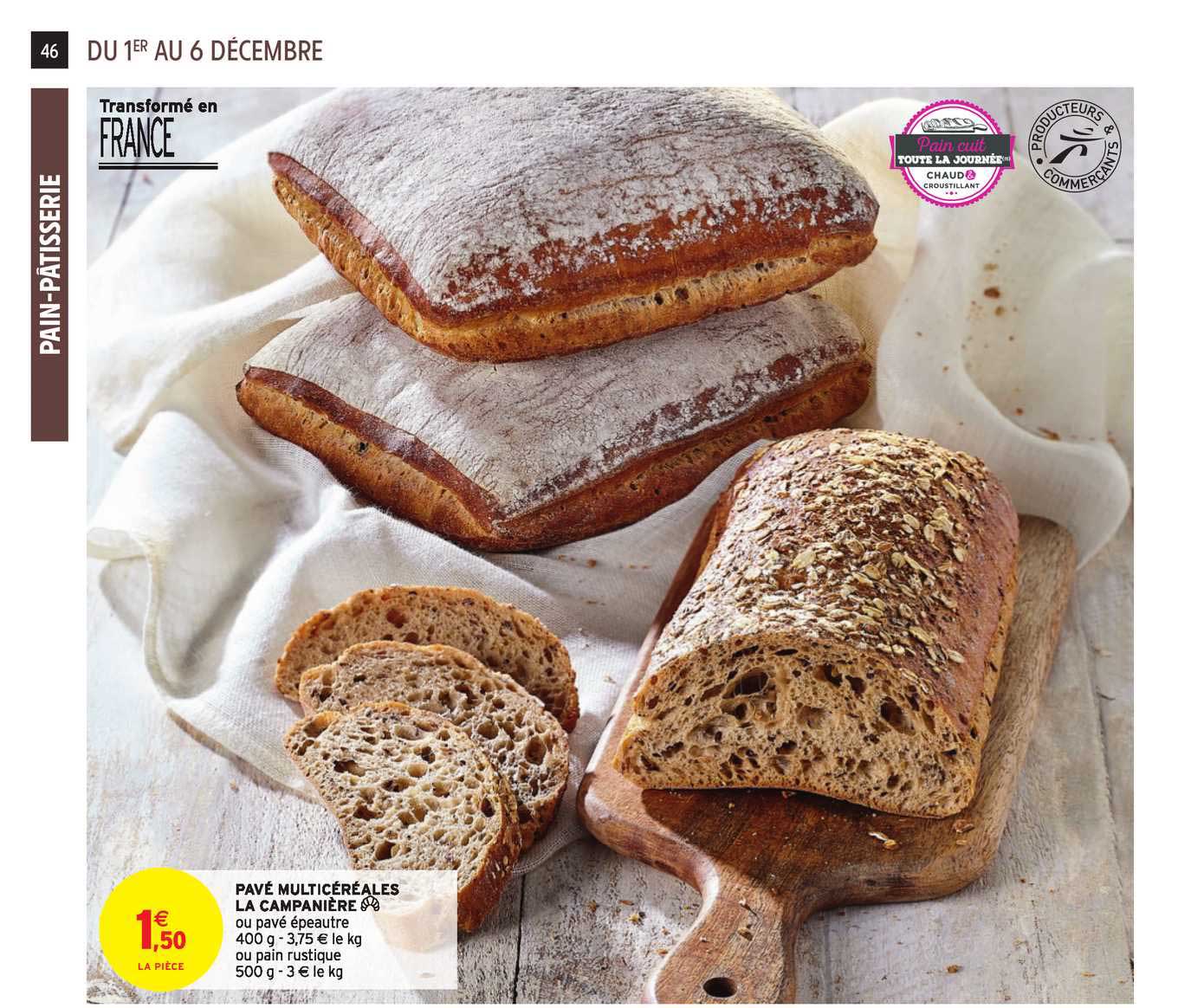 pavé multicéréales la campanière