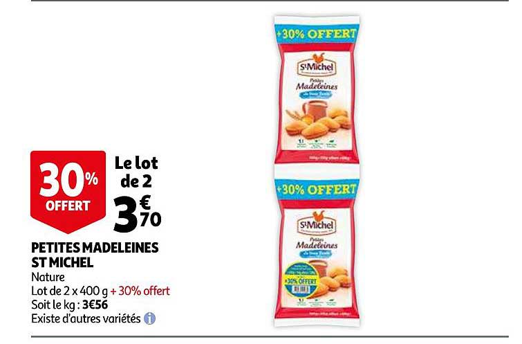 petites madeleines st michel