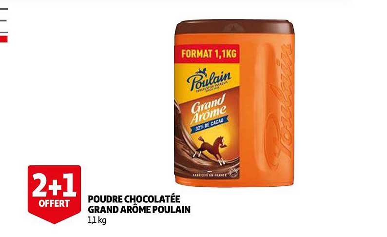 poudre chocolatée grand arôme poulain