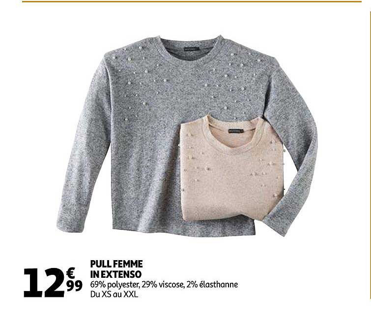 pull femme in extenso