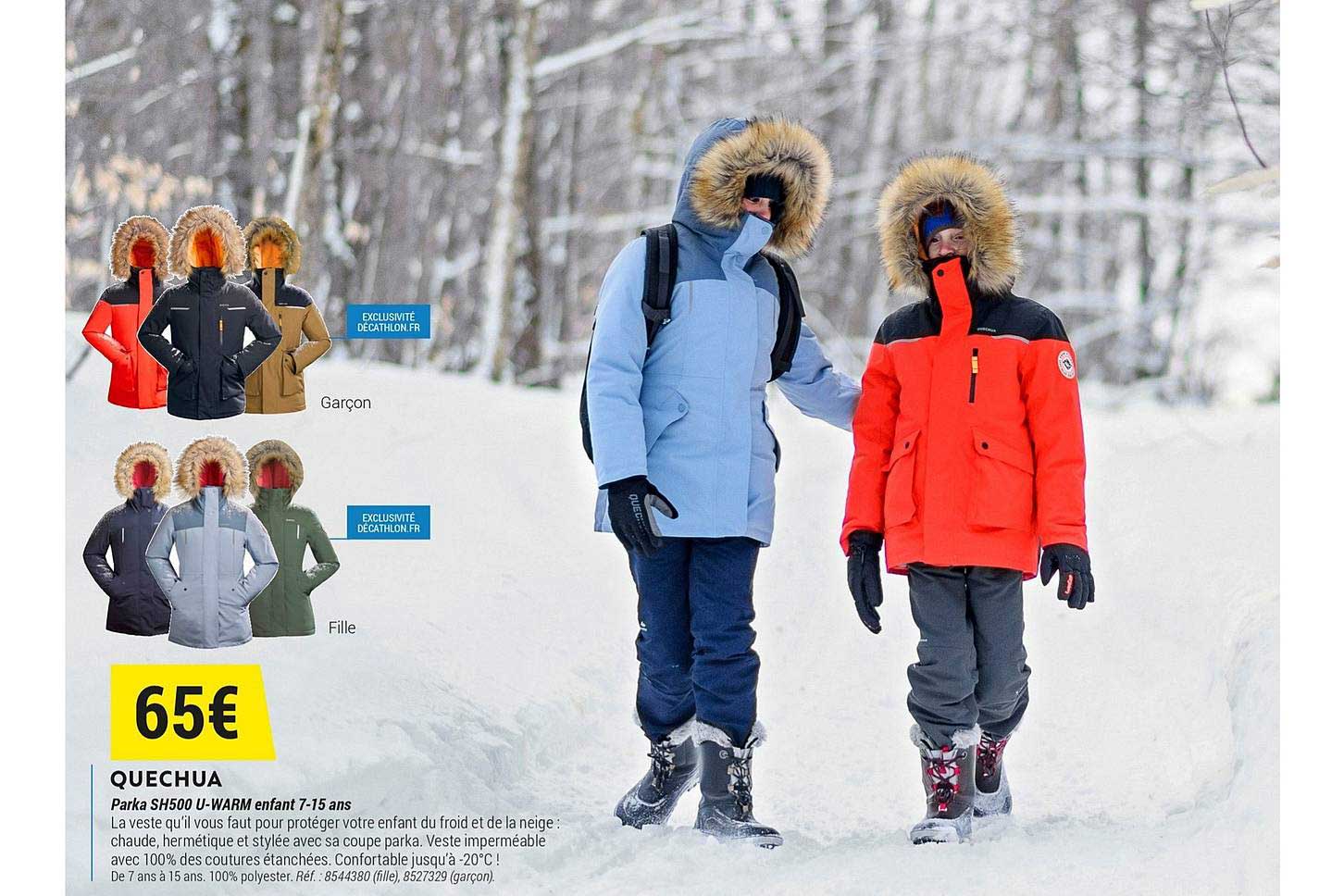 quechua parka sh500 u warm