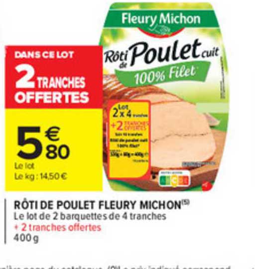 rôti de poulet fleury michon