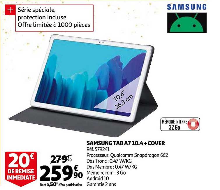 samsung tab a7 10.4 + cover