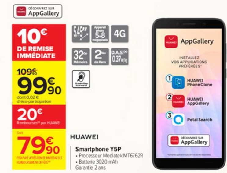 smartphone y5p huawei