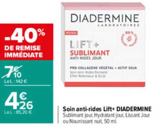soin anti-rides lift+ diadermine