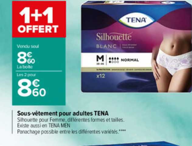 sous-vêtement pour adultes tena