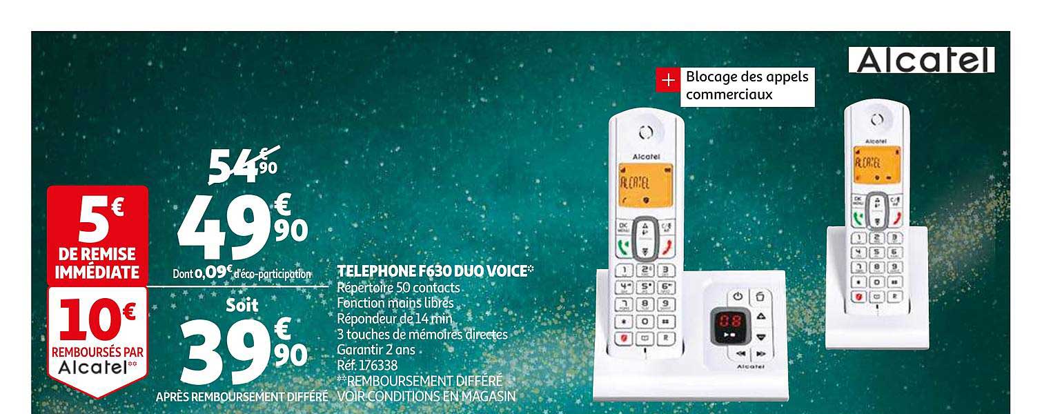 telephone f630 duo voice
