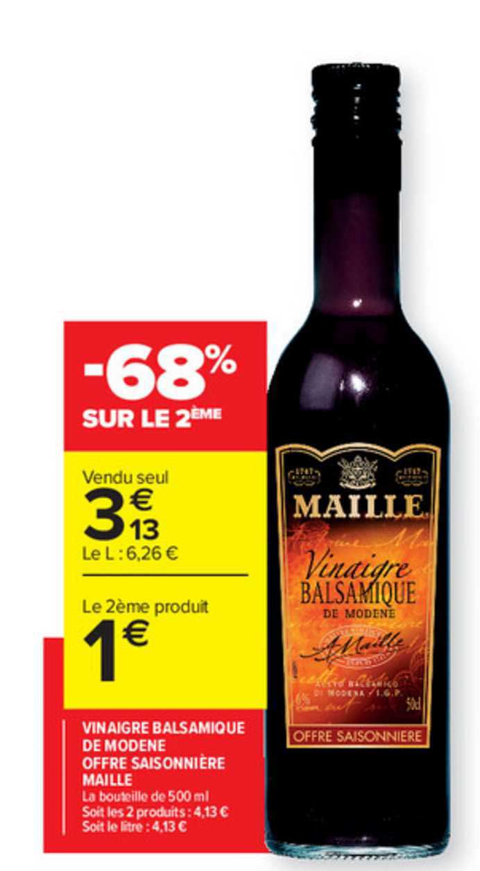 Vinaigre Balsamique De Modène Offre Saisonnière Maille